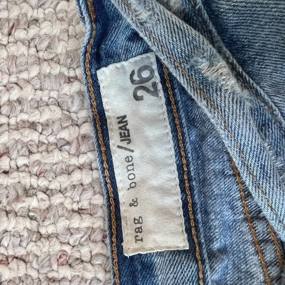 rag & bone Boyfriend Distressed Denim Shorts - Picture 5 of 10